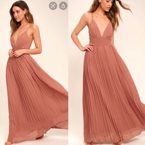 LuLu’s Dusty Rose Bridesmaid Homecoming Prom Dress